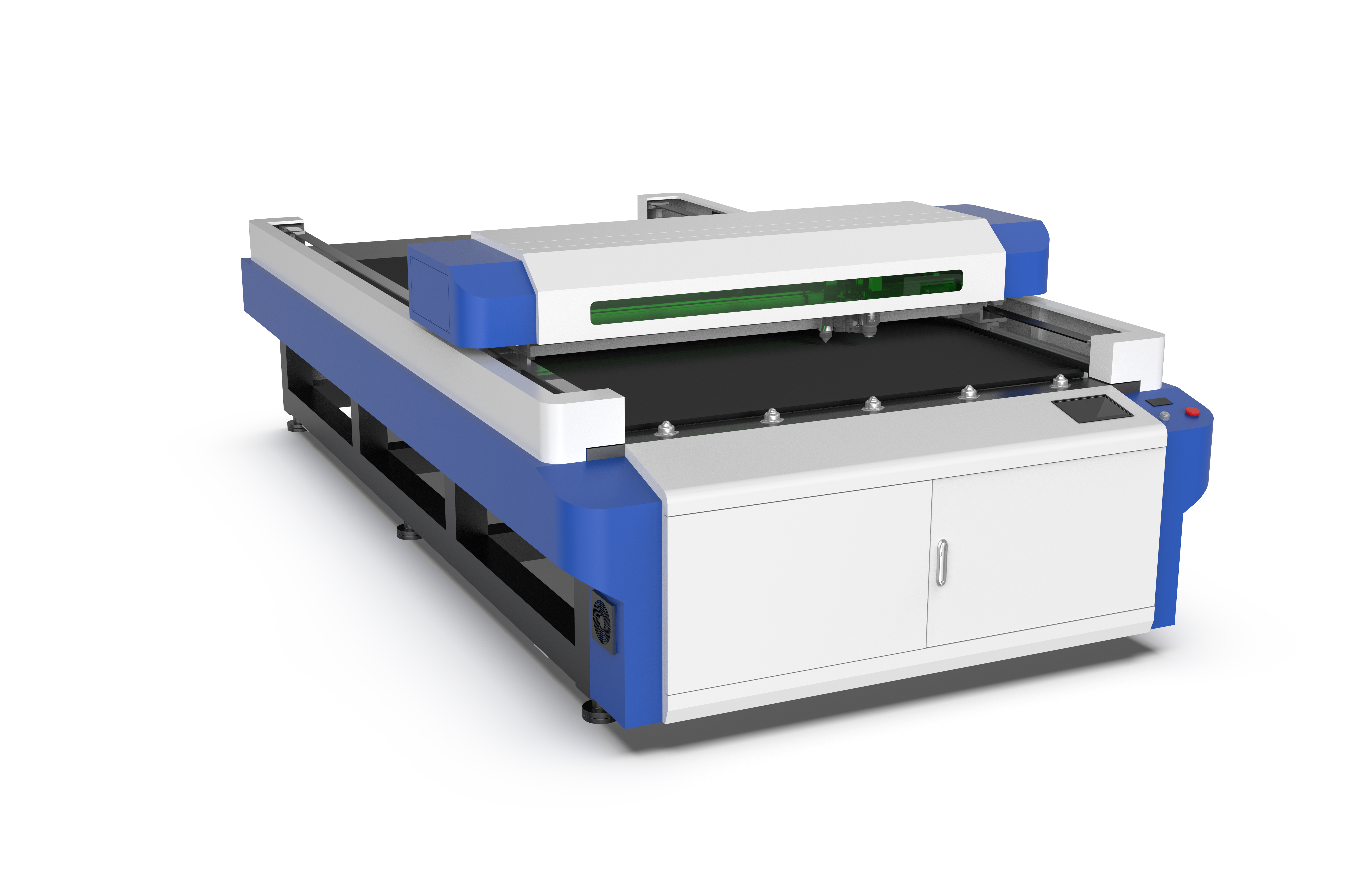 1325D CO₂ laser engraving machine in workshop setting